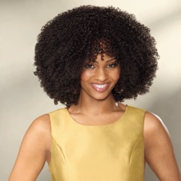 Neva Natural Textured Curly Wig, , large