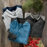 3-Pack Men's Raglan Sleeve Long-Sleeve Shirts, , large