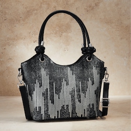 Knotted Ombr&eacute; Handbag, , large