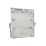 LED Vanity Makeup Mirror with Adjustable Light Temperature Settings, White, large
