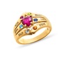 Mom & Family Birthstones Ring, , large