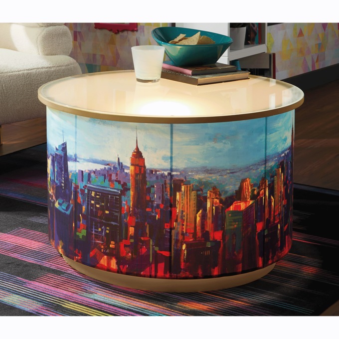 Cityscape Lit Coffee Table, , large