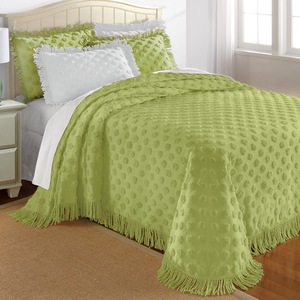 Chenille Dot Bedspread, , large