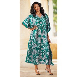 Alluring Caftan, Teal, large