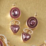 Crystal Allure Enamel Earrings, , large