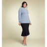 Becca Mock-Neck Sweater, Blue, large