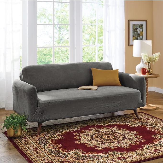 Stretch Pique Slipcover, , large
