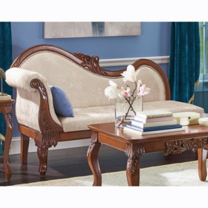 Lillianna Carved Chaise, , large