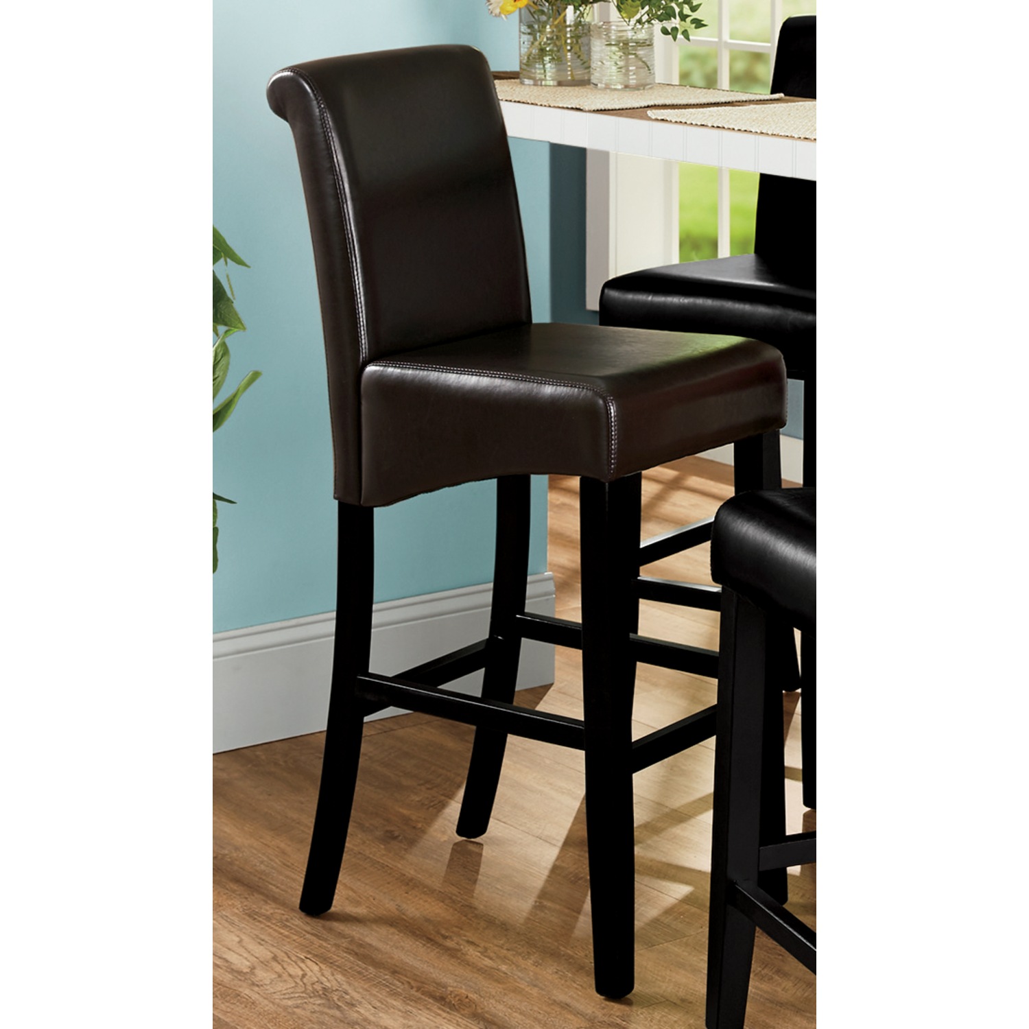 Set of 2 Hudson Counter Stools Midnight Velvet