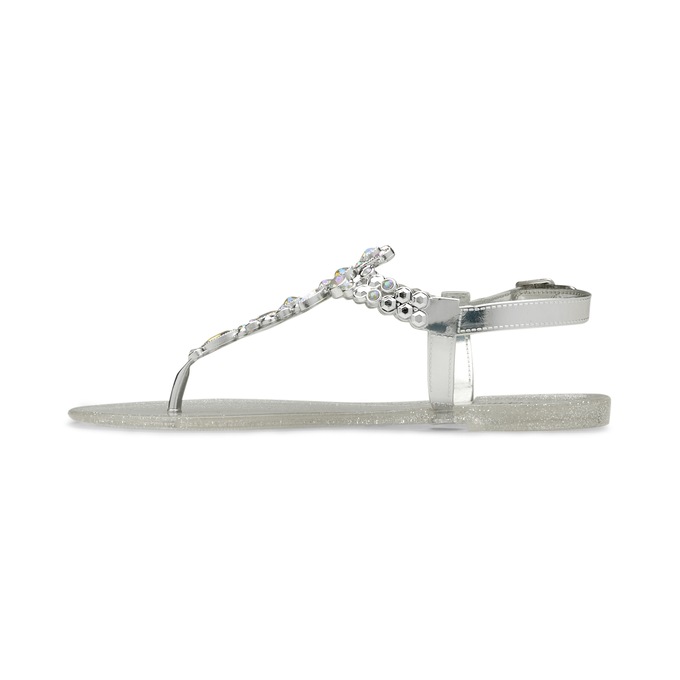 Olivia Miller Rhinestone Strap Thong, , large