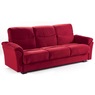 Super Plush Convertible Sofa Bed with Storage, Red, large