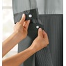 Kingfield Snap-Off Shower Curtain, , large