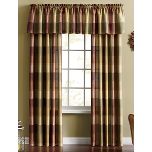 Plaid Rod Pocket Panel, , large