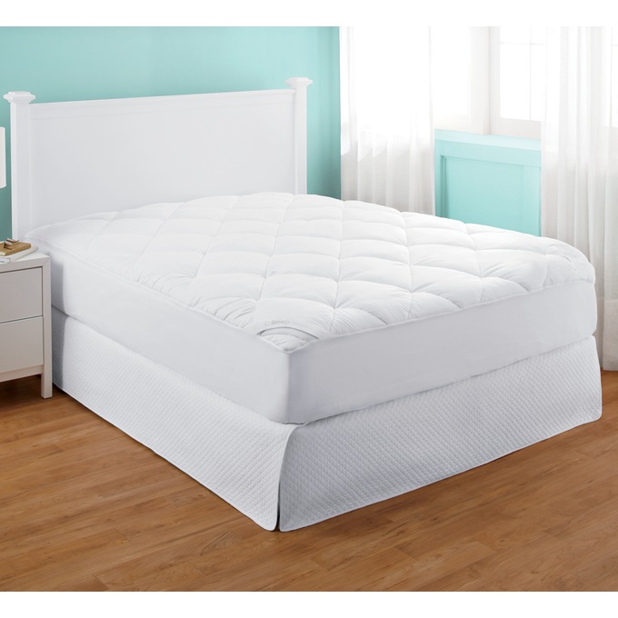 Sleep Connection Full-Protection Overfilled Mattress Pad, , large