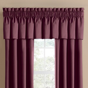 Thermal Rod Pocket Balloon Valance, , large