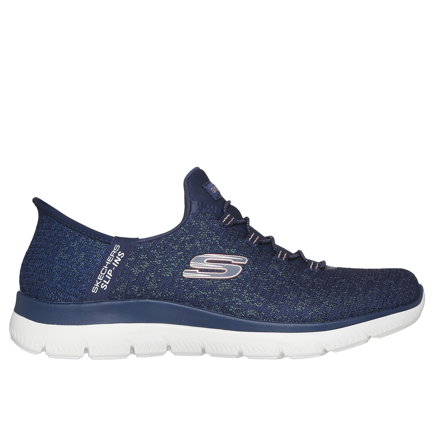 Skechers Women's Slip-Ins Summits Lunar Glow Shoe | Midnight Velvet