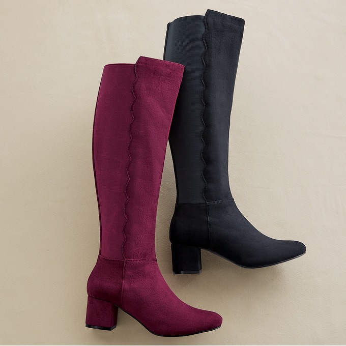 Scalloped Edge Boot, , large