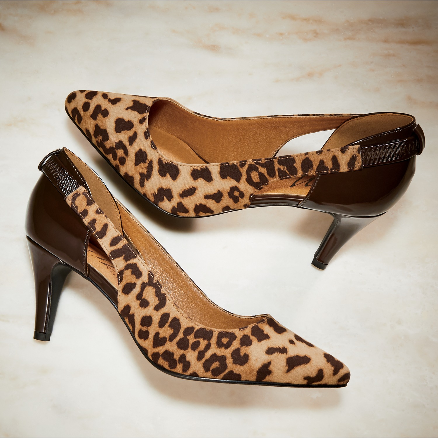 Midnight Velvet Leopard Print Pump | Midnight Velvet