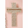 Rhinestone Pin Brooch, , large