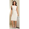 Arleen Embellished Bow Sheath Dress, , large
