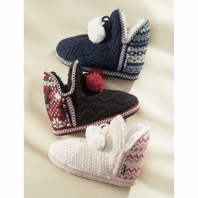 MUK LUKS Amira Slipper Bootie, , large