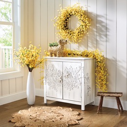 Forsythia Faux Floral D&eacute;cor, , large