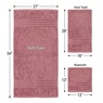 18-Piece Towel Set, Mauve, large