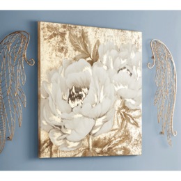 Glam Foil Floral Wall Art, , large