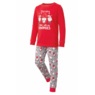 Kid's Family Christmas Holiday PJ Set in Soft, Stretchy Jersey Knit, Chillin Gnome, large