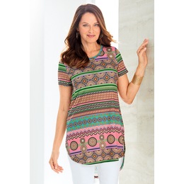 Printed Summer Breeze Tunic, , large
