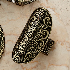 Scroll Stretch Ring, , large