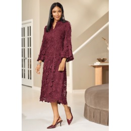 midnight velvet dresses on sale Formal for Women- Plus Size Occasion & More Polished sweater dressing with just the right amount of shimmer and femininity Midnight Velvet Lace Maxi Dress