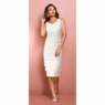 Satin Shutter and Lace Jacket Dress, , large