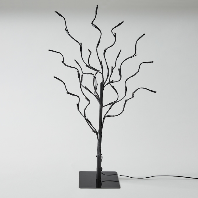 24-Inch LED Lighted Ornament Tree for Year-Round Decorating, , large