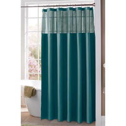 Kingfield Snap-Off Shower Curtain, , large