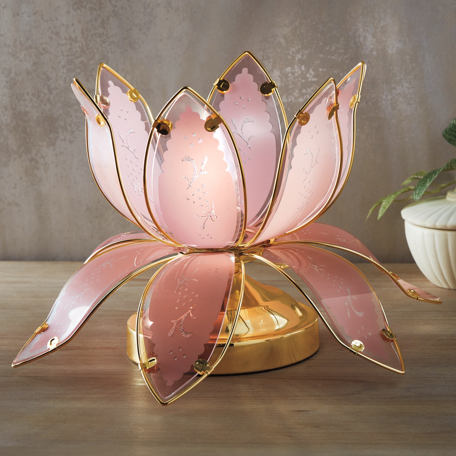 Lotus Touch Lamp | Midnight Velvet