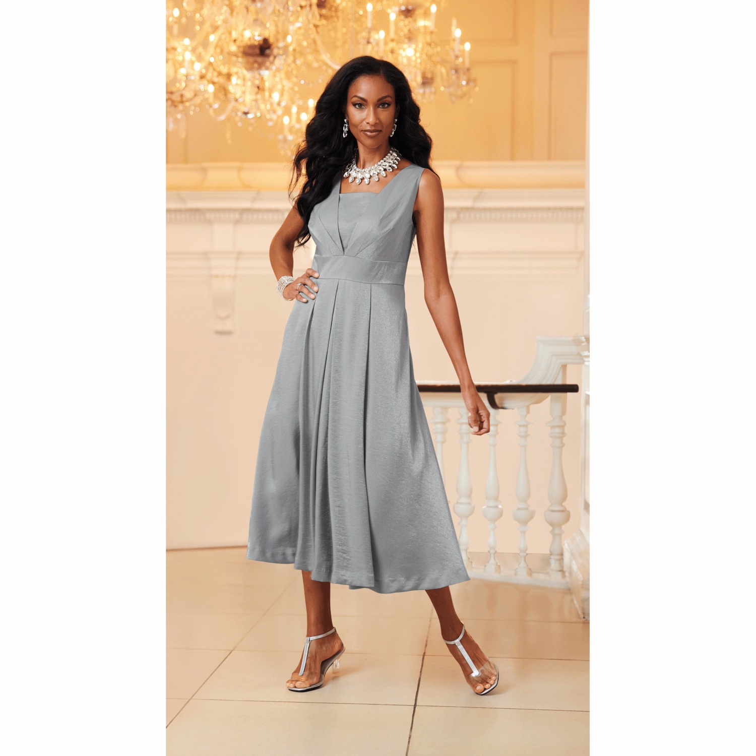 Elegant Jacket Dress Midnight Velvet