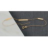 14K Bar/Chain Anklet, , large