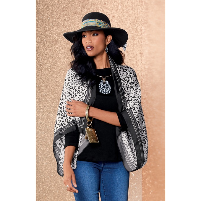 Printed Cape, , large