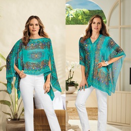 Lovely Two-Way Poncho, , large