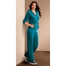 Chain Trim Velour Set, , large