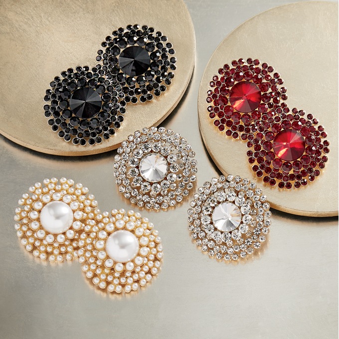 &quot;Neicey Never&quot; Clip Earrings, , large