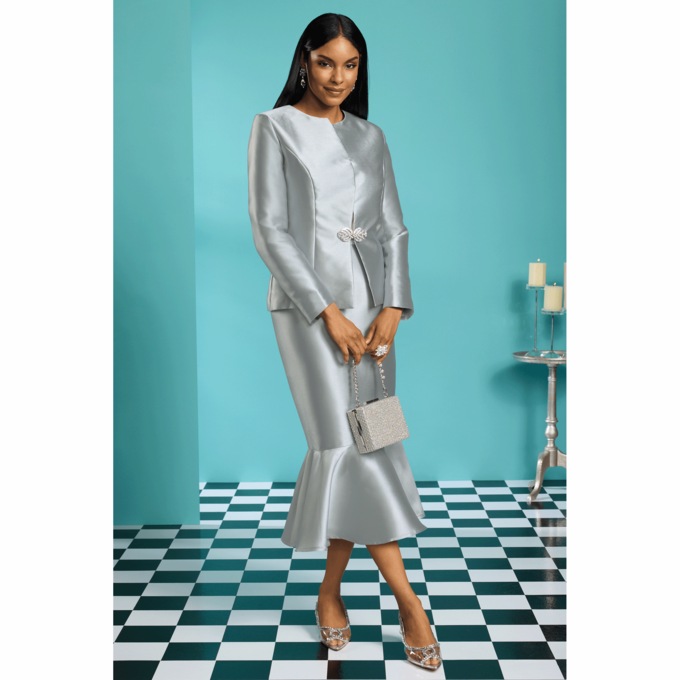 Leah Skirt Suit, , large