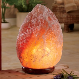 Amber Himalayan 12" Salt Lamp, , large