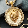Men's Majesty Lion of Judah Goldtone Pendant, , large