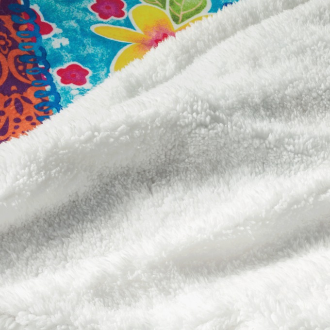 Ultra-Soft Patterned Novelty Sherpa Throw, , large