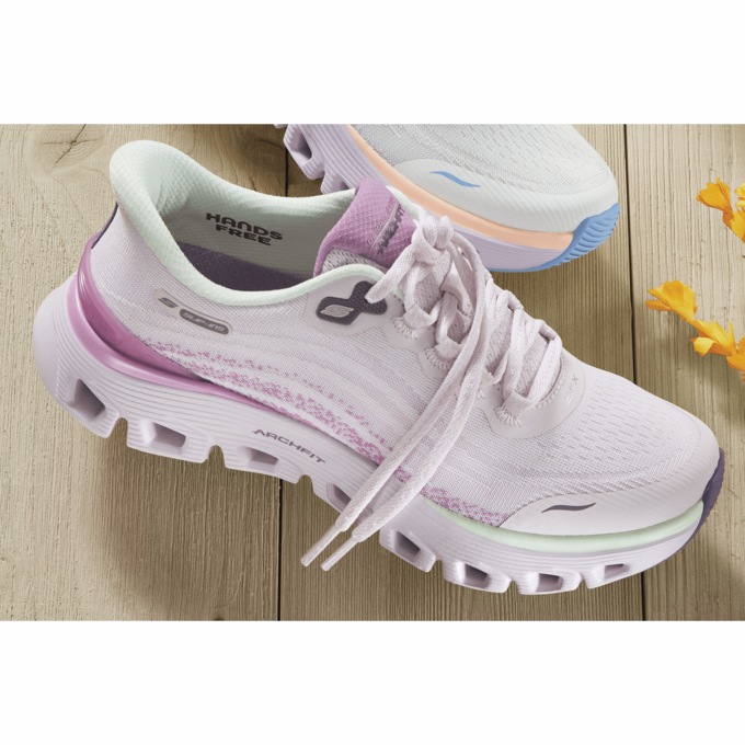 Skechers Slip-Ins Arch Fit Glide Step Wave Shoe with Arch Fit Insole, , large