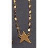 10K Gold Star Necklace, , large