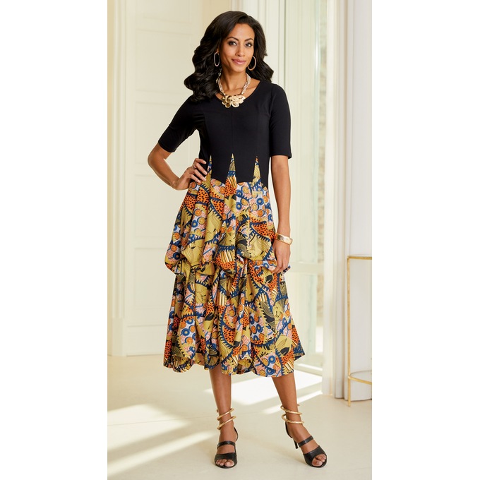 Tribal Convertible Dress Midnight Velvet