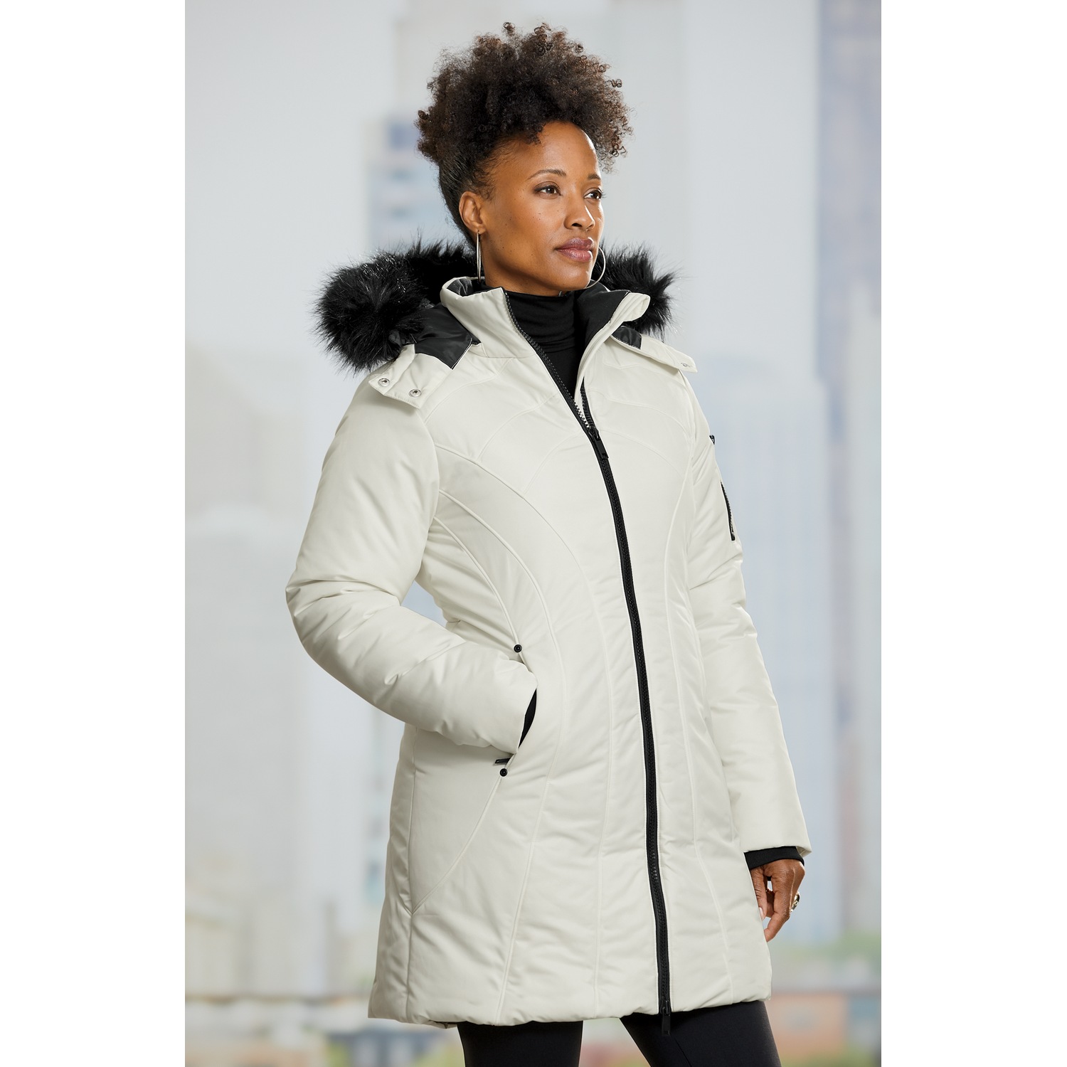 Snowfall Parka | Midnight Velvet